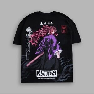 Darc Sport Demon Slayer Kokushibo Side By Side  Series Premium Oversized 2XL